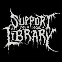 Death Gothic Print Support Your Local Library Style Lovers  Hoodie