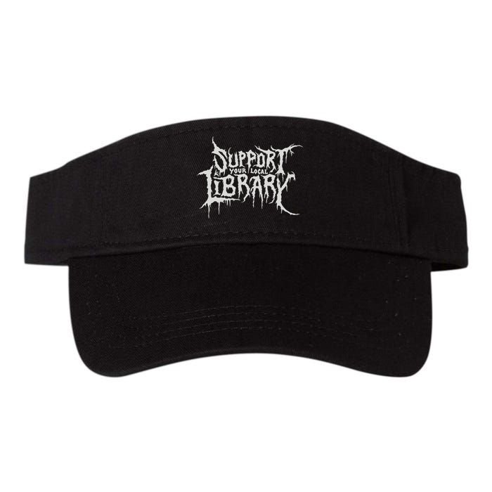 Death Gothic Print Support Your Local Library Style Lovers  Visor
