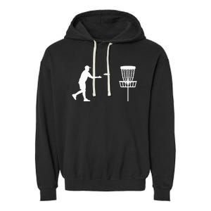 Disc golf player Garment-Dyed Fleece Hoodie