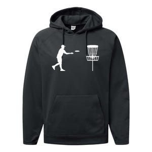 Disc golf player Performance Fleece Hoodie