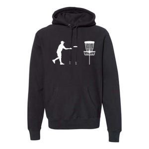 Disc golf player Premium Hoodie