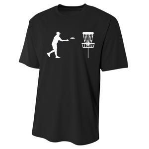 Disc golf player Performance Sprint T-Shirt