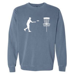 Disc golf player Garment-Dyed Sweatshirt