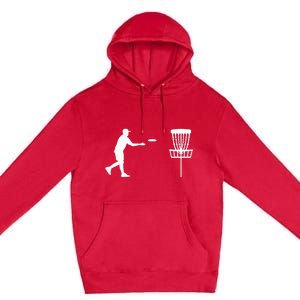 Disc golf player Premium Pullover Hoodie