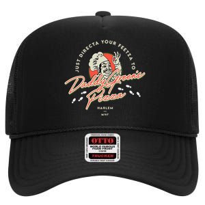 Daddy GreenS Pizza Last Dragon High Crown Mesh Back Trucker Hat