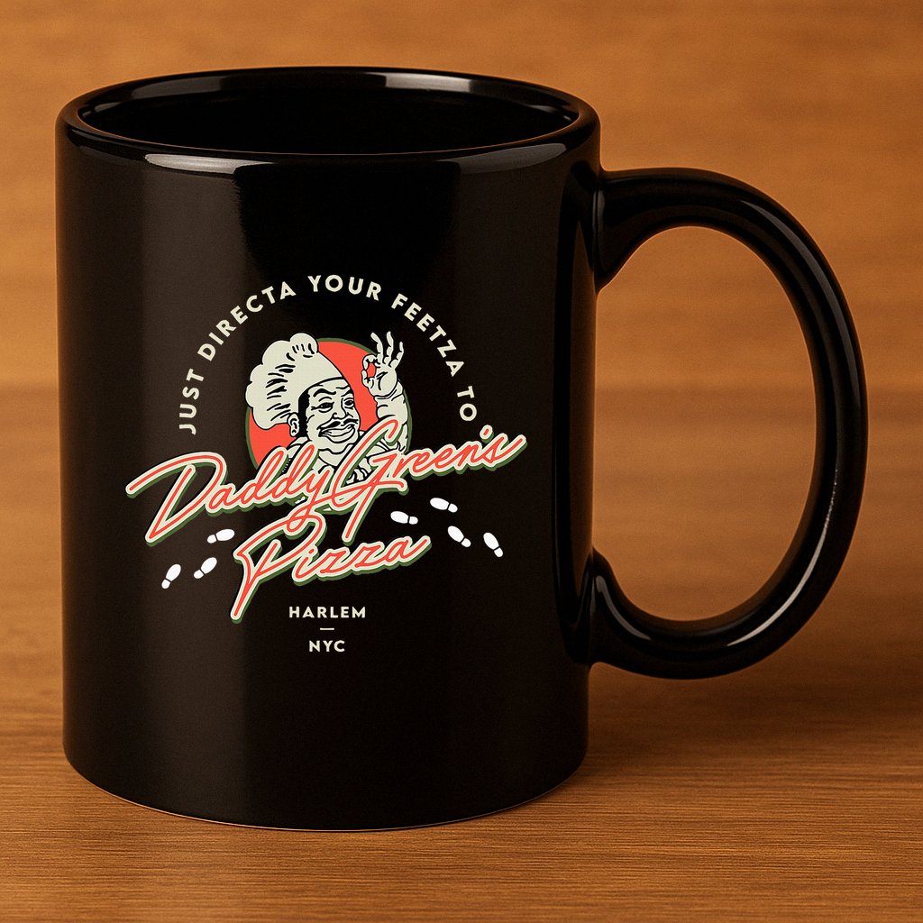 Daddy GreenS Pizza Last Dragon 11oz C Handle Ceramic Mug
