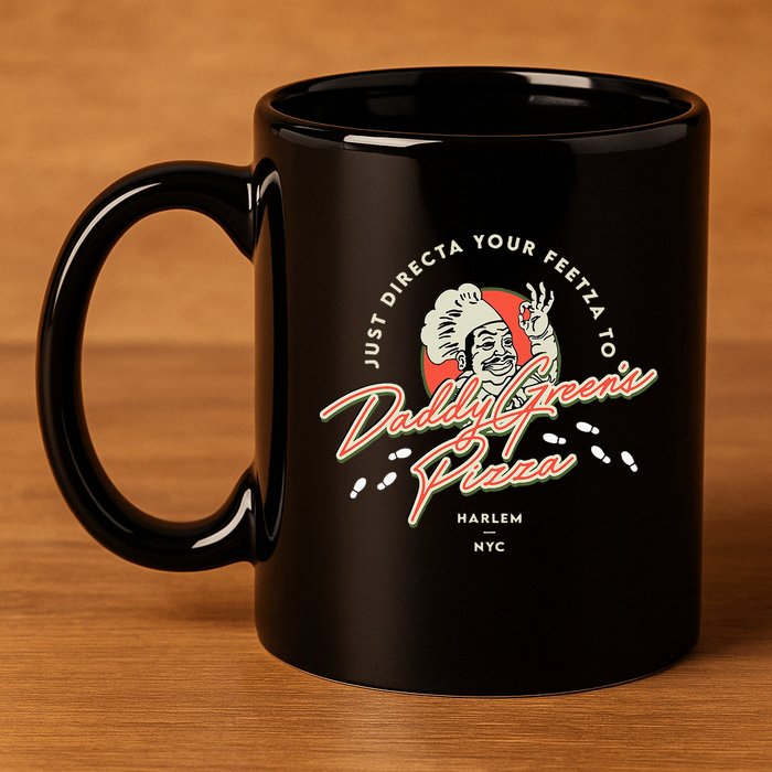 Daddy GreenS Pizza Last Dragon 11oz C Handle Ceramic Mug
