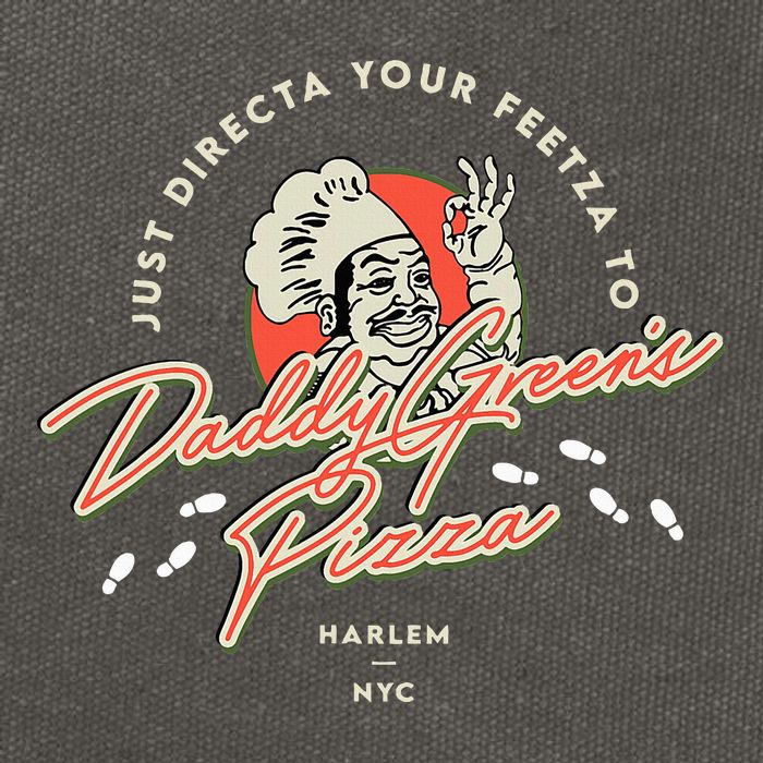 Daddy GreenS Pizza Last Dragon Cotton Canvas Backpack