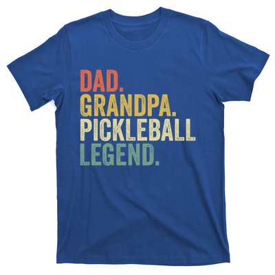 Dad Grandpa Pickleball Legend Funny Fathers Day Gift T-Shirt