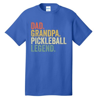 Dad Grandpa Pickleball Legend Funny Fathers Day Gift Tall T-Shirt