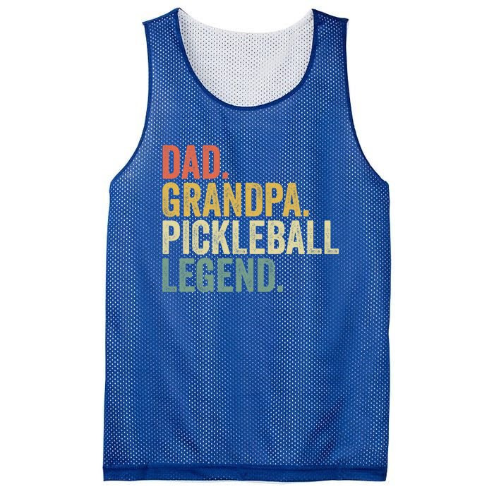 Dad Grandpa Pickleball Legend Funny Fathers Day Gift Mesh Reversible Basketball Jersey Tank