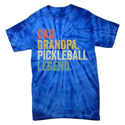 Dad Grandpa Pickleball Legend Funny Fathers Day Gift Tie-Dye T-Shirt