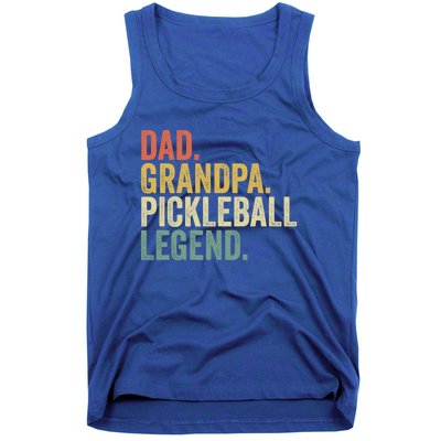 Dad Grandpa Pickleball Legend Funny Fathers Day Gift Tank Top