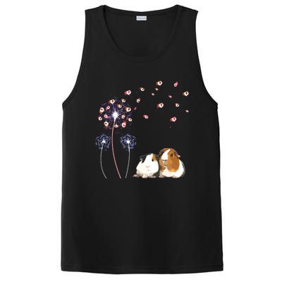 Dandelion Guinea Pig Cute Guinea Pig Floral Dandelion Spread PosiCharge Competitor Tank