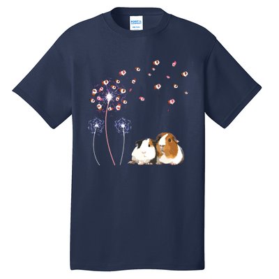 Dandelion Guinea Pig Cute Guinea Pig Floral Dandelion Spread Tall T-Shirt