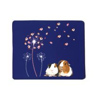 Dandelion Guinea Pig Cute Guinea Pig Floral Dandelion Spread Mousepad