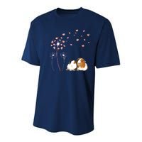 Dandelion Guinea Pig Cute Guinea Pig Floral Dandelion Spread Youth Performance Sprint T-Shirt