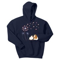 Dandelion Guinea Pig Cute Guinea Pig Floral Dandelion Spread Kids Hoodie