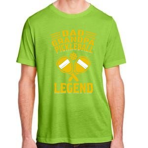 Dad Grandpa Pickleball Legend Pickle Ball Daddy FatherS Day Gift Adult ChromaSoft Performance T-Shirt