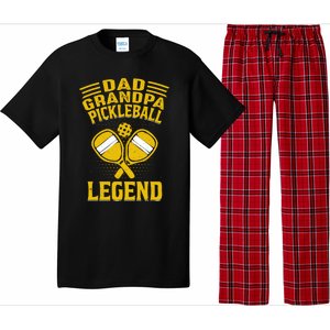 Dad Grandpa Pickleball Legend Pickle Ball Daddy FatherS Day Gift Pajama Set