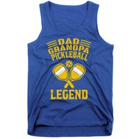 Dad Grandpa Pickleball Legend Pickle Ball Daddy FatherS Day Gift Tank Top