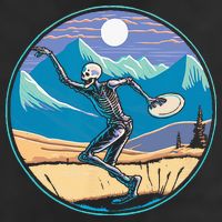 Disc Golf Player Skeleton Disc Golfer Funny Outdoor Nature 11oz C Handle Ceramic Mug