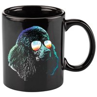 Disco Groovy Poodle Dog Gift 11oz C Handle Ceramic Mug