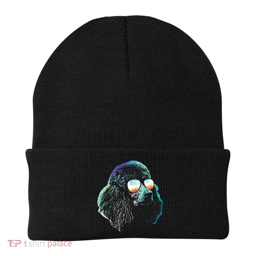 Disco Groovy Poodle Dog Gift Beanie