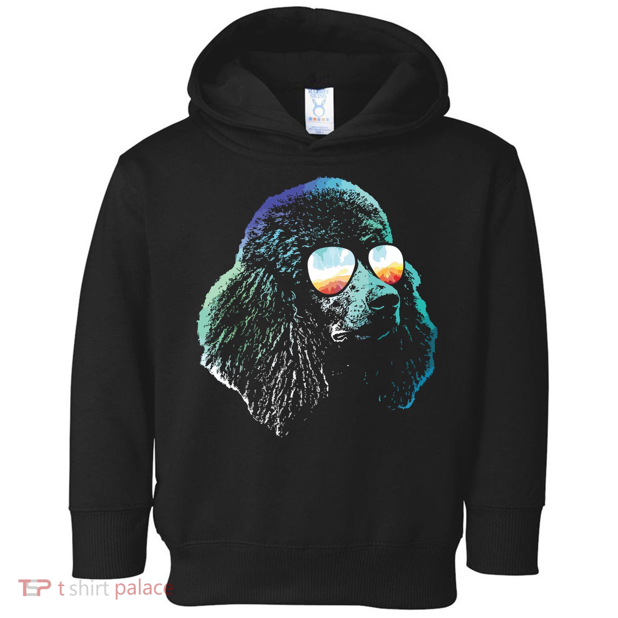 Disco Groovy Poodle Dog Gift Toddler Hoodie