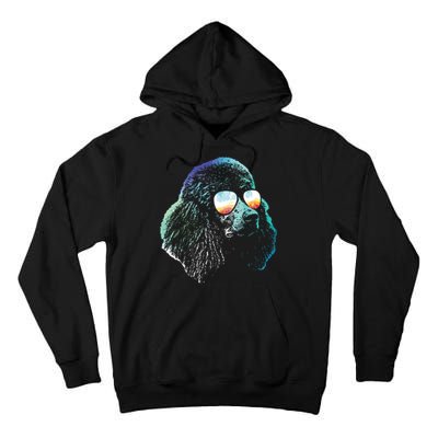 Disco Groovy Poodle Dog Gift Tall Hoodie
