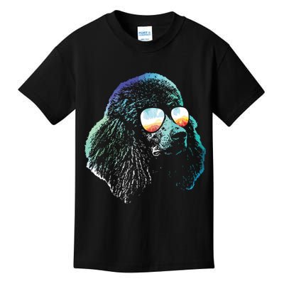 Disco Groovy Poodle Dog Gift Kids T-Shirt