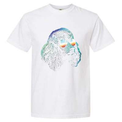 Disco Groovy Poodle Dog Gift Garment-Dyed Heavyweight T-Shirt