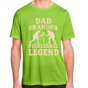 Dad Grandpa Pickleball Legend Player Funny Paddleball Lover Cute Gift Adult ChromaSoft Performance T-Shirt