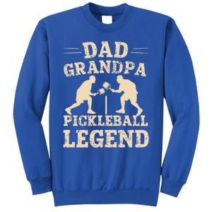 Dad Grandpa Pickleball Legend Player Funny Paddleball Lover Cute Gift Sweatshirt