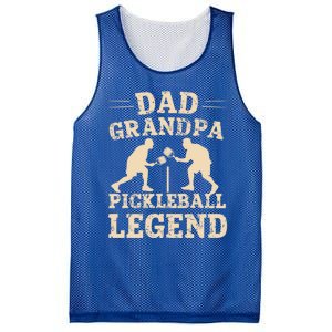 Dad Grandpa Pickleball Legend Player Funny Paddleball Lover Cute Gift Mesh Reversible Basketball Jersey Tank