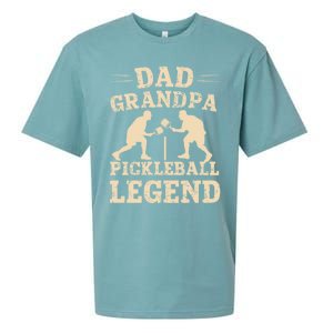 Dad Grandpa Pickleball Legend Player Funny Paddleball Lover Cute Gift Sueded Cloud Jersey T-Shirt