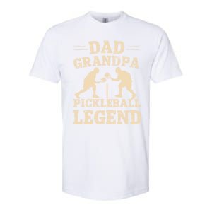 Dad Grandpa Pickleball Legend Player Funny Paddleball Lover Cute Gift Softstyle CVC T-Shirt