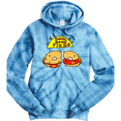 Dam Good Pizza Tie Dye Hoodie