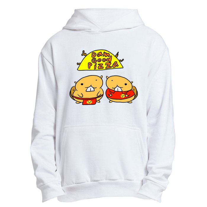 Dam Good Pizza Urban Pullover Hoodie