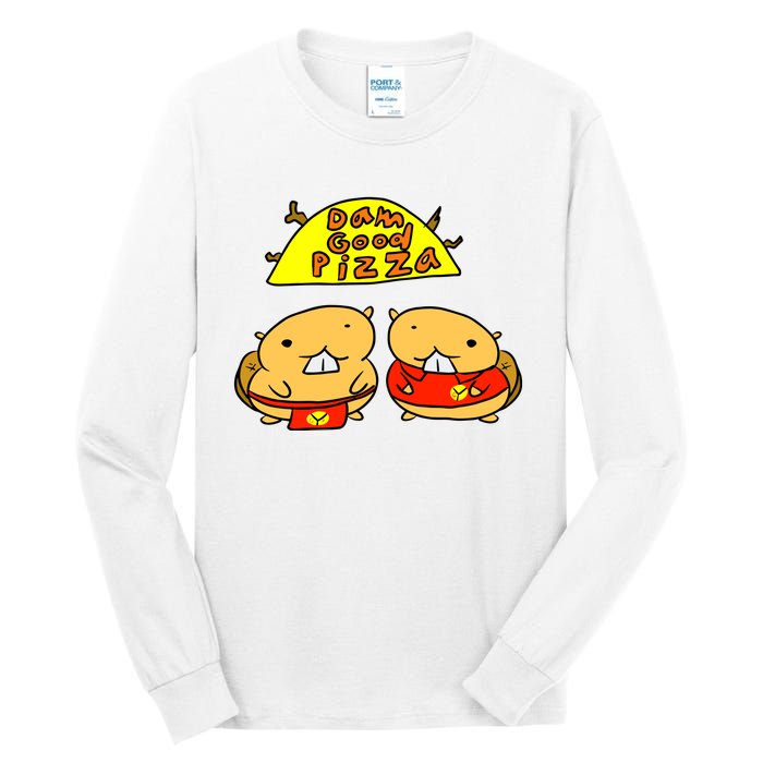 Dam Good Pizza Tall Long Sleeve T-Shirt