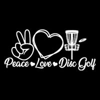 Disc Golfing Peace Love Disc Golf Backpack