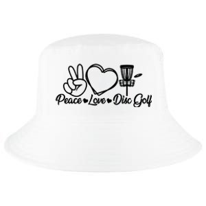 Disc Golfing Peace Love Disc Golf Cool Comfort Performance Bucket Hat