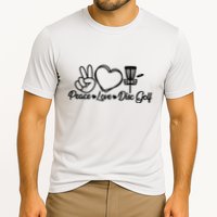 Disc Golfing Peace Love Disc Golf Performance Shirt