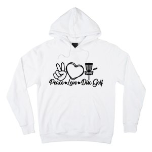 Disc Golfing Peace Love Disc Golf Hoodie