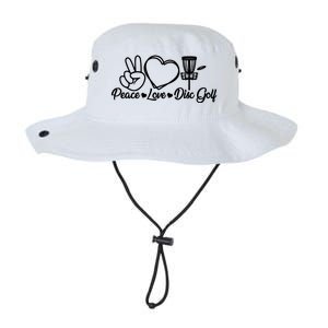 Disc Golfing Peace Love Disc Golf Legacy Cool Fit Booney Bucket Hat