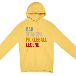 Dad Grandpa Pickleball Legend Premium Pullover Hoodie