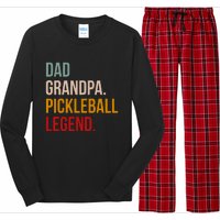 Dad Grandpa Pickleball Legend Long Sleeve Pajama Set