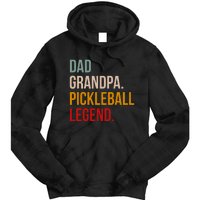 Dad Grandpa Pickleball Legend Tie Dye Hoodie