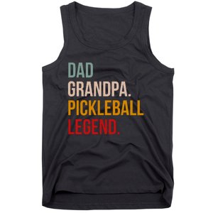 Dad Grandpa Pickleball Legend Tank Top