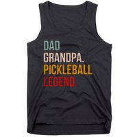 Dad Grandpa Pickleball Legend Tank Top